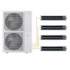 Sistema di condizionamento multisplit, tipo T1/T3, solo raffreddamento/raffreddamento e riscaldamento, velocità fissa/inverter