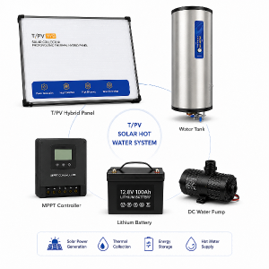 T/PV Photovoltaic Hybrid Solar Hot Water System